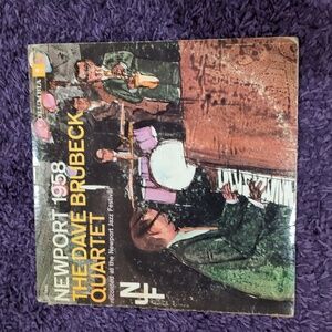 Vintage White Label Promotional Dave Brubeck New Port 1958